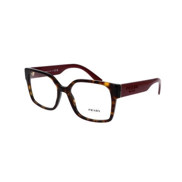 NEW PRADA rectangle plastic eyeglasses in dark havana - Picture 1 of 4